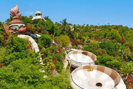The Giant 2 CannonBOWL Wasser-Trichterrutschen Siam Park Teneriffa